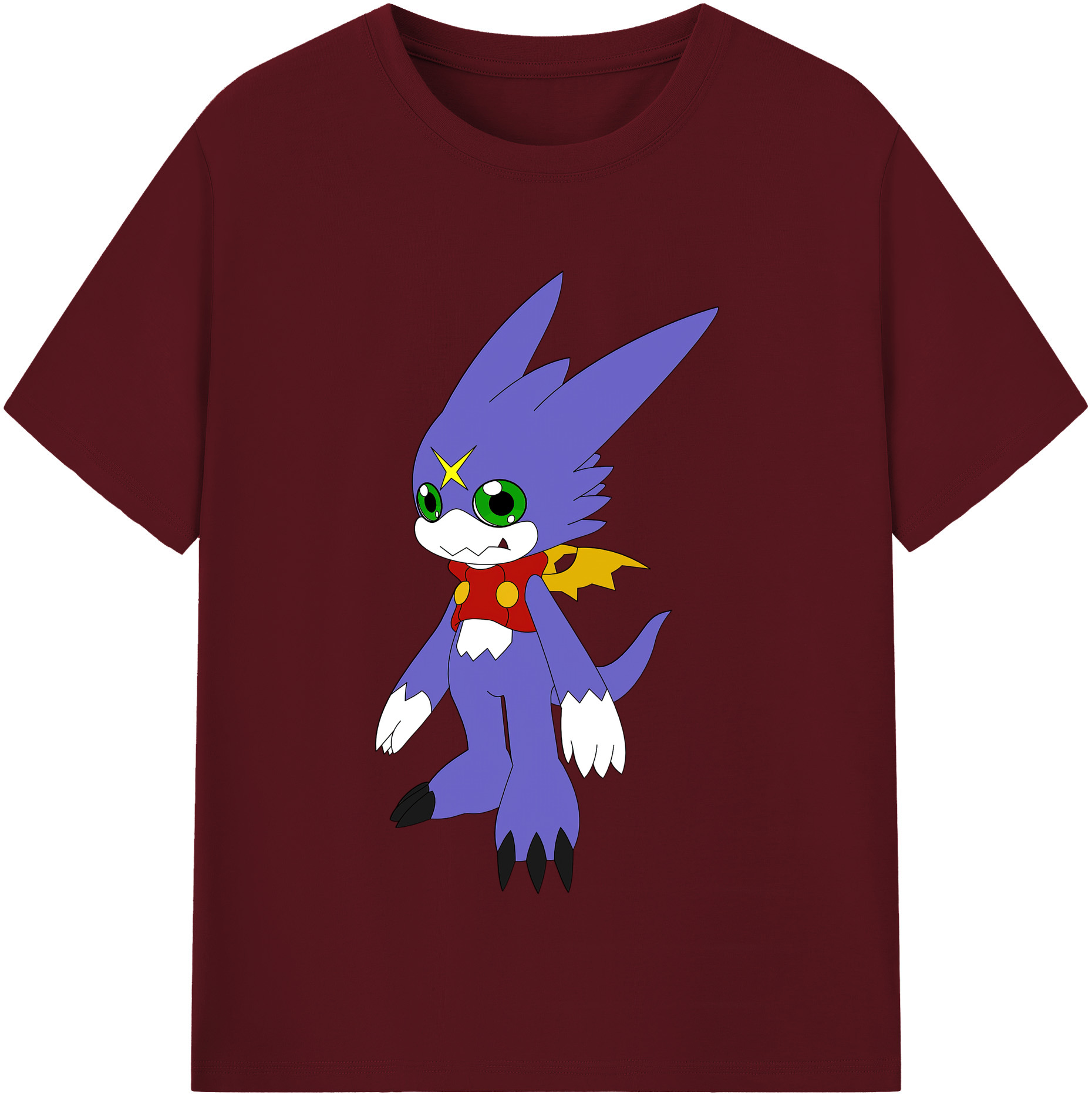 （画像用） Digimon デジタルモンスター/デジモン 綿100％半袖Tシャツ（フロントプリント）